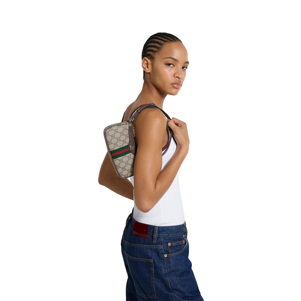 【GUCCI】 Messengers Ophidia Shoulder Bag ショルダーバッグ Ophidia small shoulder bag in beige and blue GG Supreme