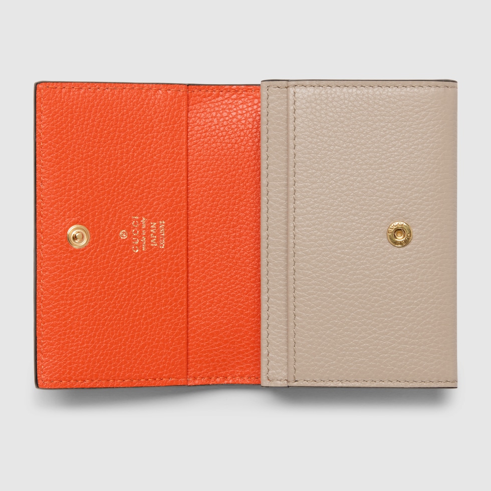 【美品】GUCCI ダブルG カードケース 日本限定 ダブルG バイカラー カードケース ・ベージュ