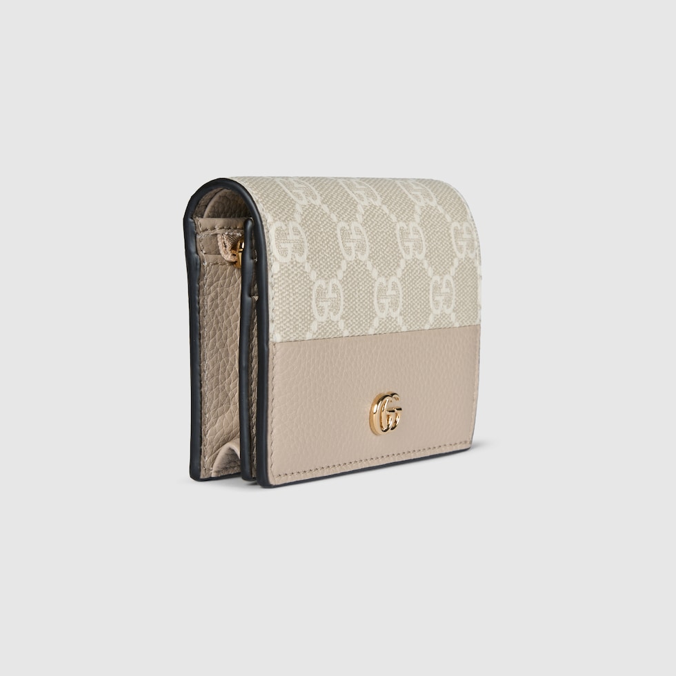 ✨未使用展示品✨　GUCCI ミニ財布 GGライン キャンバス　バイカラー　シマ 841358_AAE5E_9549_007_080_0000