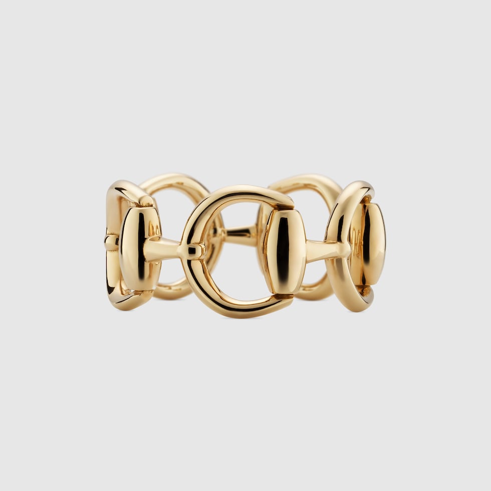 グッチ ホースビット〕18K リング18K イエローゴールド | GUCCI公式