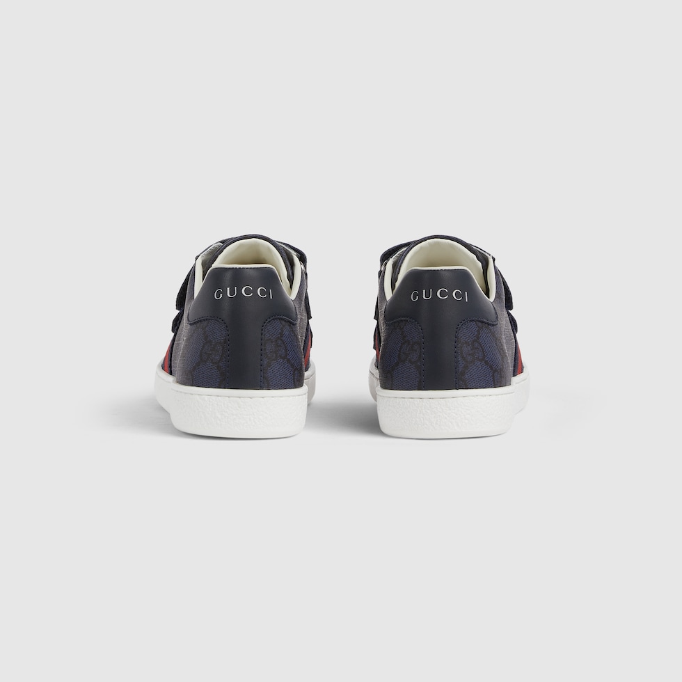 Teen Ace sneaker in blue GG Supreme | GUCCI® US