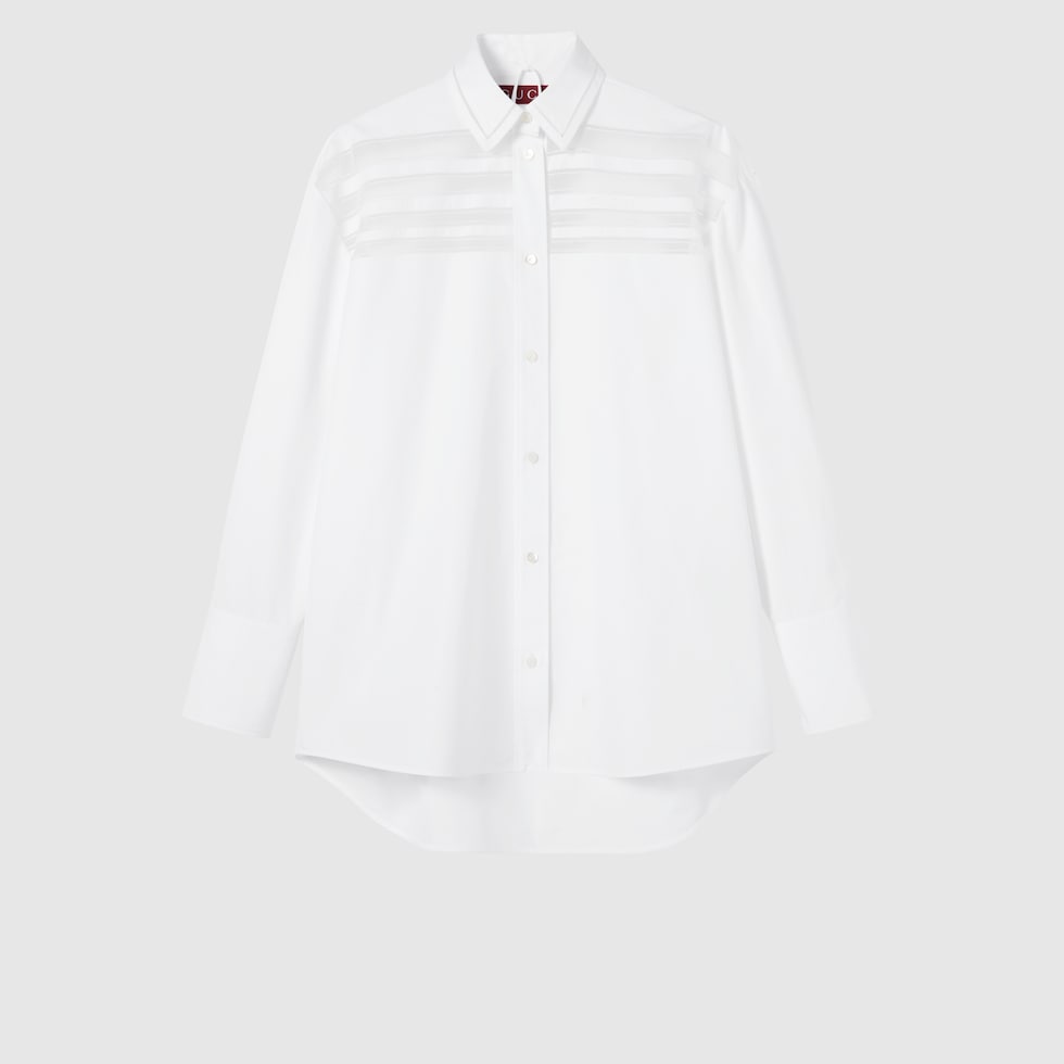 新作【GUCCI】エンブロイダリー コットンポプリン スカート 国内発送☆GUCCI】エンブロイダリー コットンポプリン シャツ