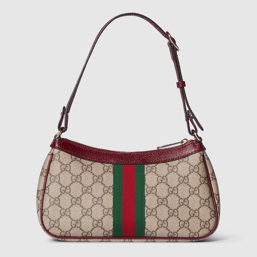 ショルダーバッグ GUCCI OPHIDIA MEDIUM SHOULDER BAG Ophidia medium shoulder bag in beige and brown GG fabric