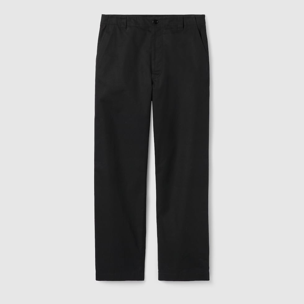 【送料&関税込】Gucci Printed Twill Pant GG supreme print silk pant in beige and ebony | GUCCI® US