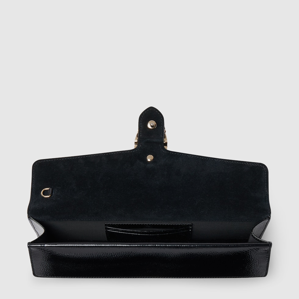 GUCCI ブラック クラッチバッグ　ディオニュソス Dionysus clutch in black leather | GUCCI® US