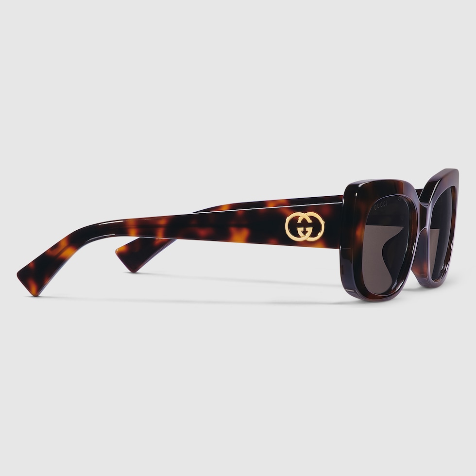 GUCCI トータスシェル サングラス ラウンドフレーム サングラス（アジアン フィット）トータス