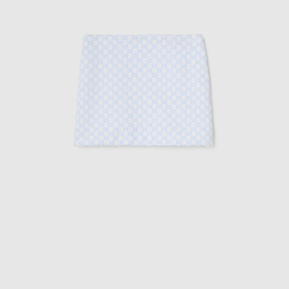 ◆GUCCI 最新作◆ウール Boucle ミニスカート/ Off White◆ ◇GUCCI 最新作◇ウール Boucle ミニスカート/ Off White◇ ミニ