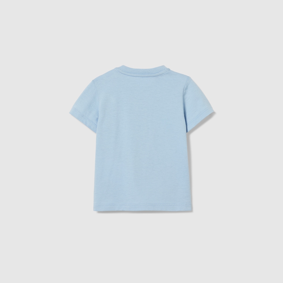 ベビー〕プリント コットン Tシャツ ・ライトブルー | GUCCI公式