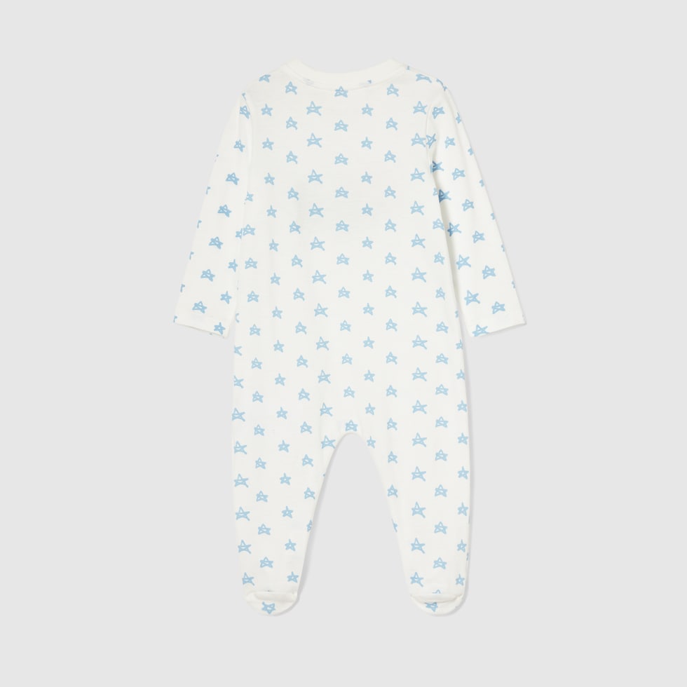 Baby printed one-piece in white | GUCCI® US