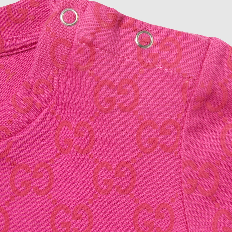 Chiiページ ベビー〕プリント コットン Tシャツ ・ピンク | GUCCI公式