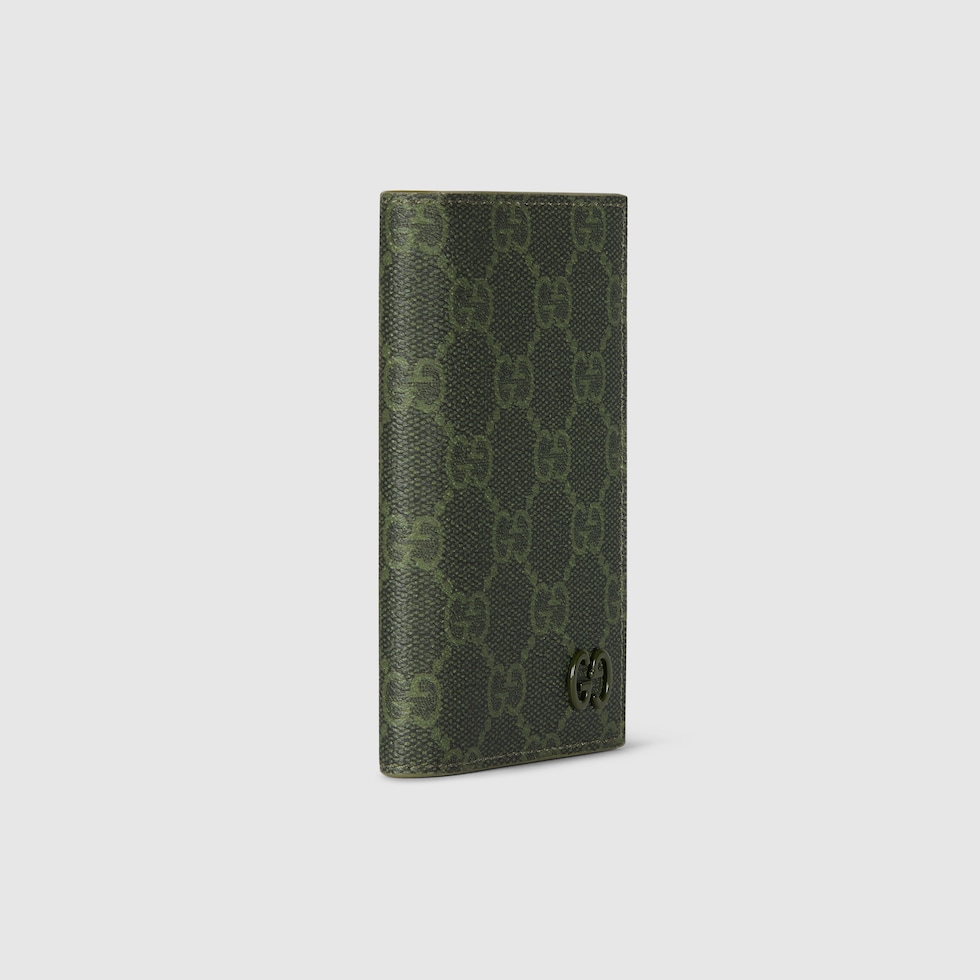 yu_ji/yeah★【GUCCI】長財布　GG柄　札入れ　カード入れ GG Monogram long card case in forest green GG fabric | GUCCI® US