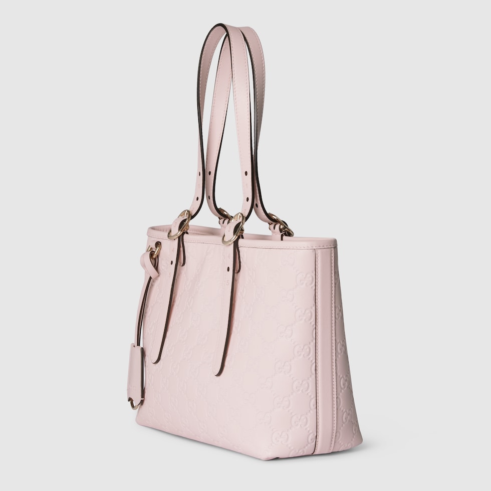 国内発送 GUCCI グッチ GGエンブレム トートバッグ 847456 GGエンブレム〕ミディアム トートバッグピンク GGレザー | GUCCI公式
