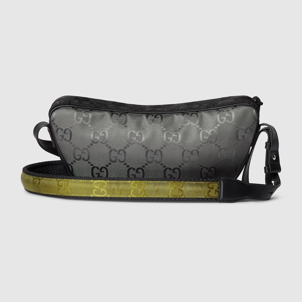 【GUCCI】MEDIUM GG CROSSBODY BAG Gucci Match medium GG crossbody bag in multicolor GG nylon