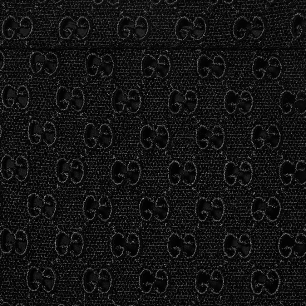 GGマクラメ スカートブラック | GUCCI公式