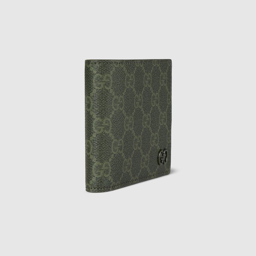 GUCCI GGパターン ノート Large GG notebook with Double G in beige and ebony GG