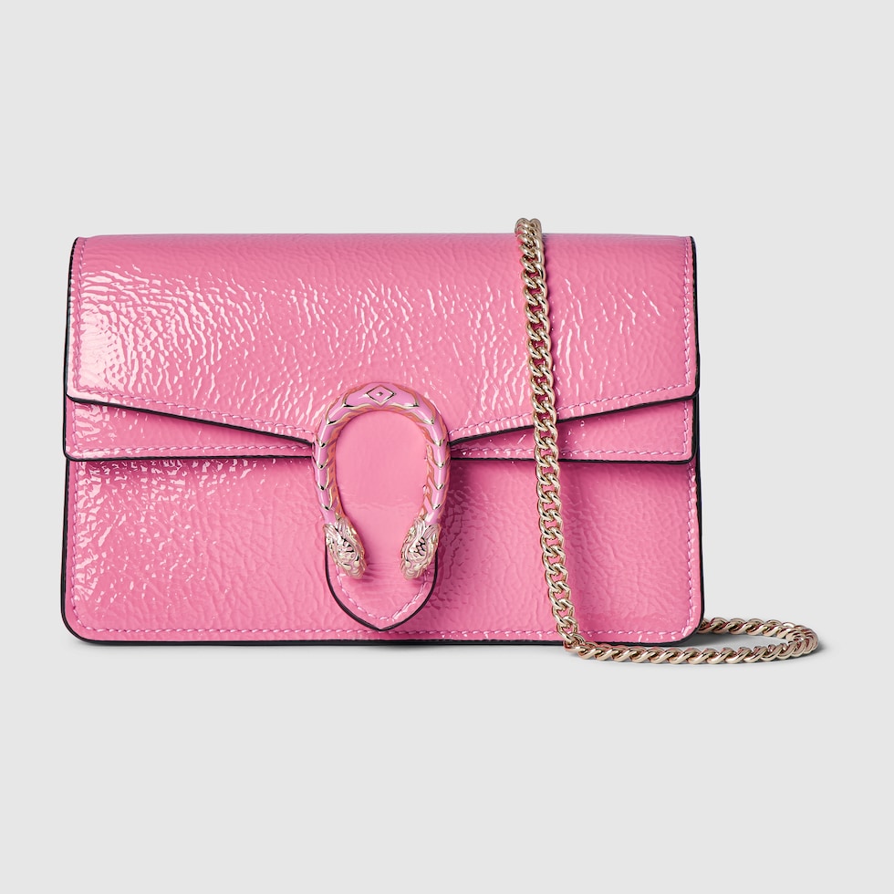 Dionysus mini shoulder bag in pink leather | GUCCI® ES