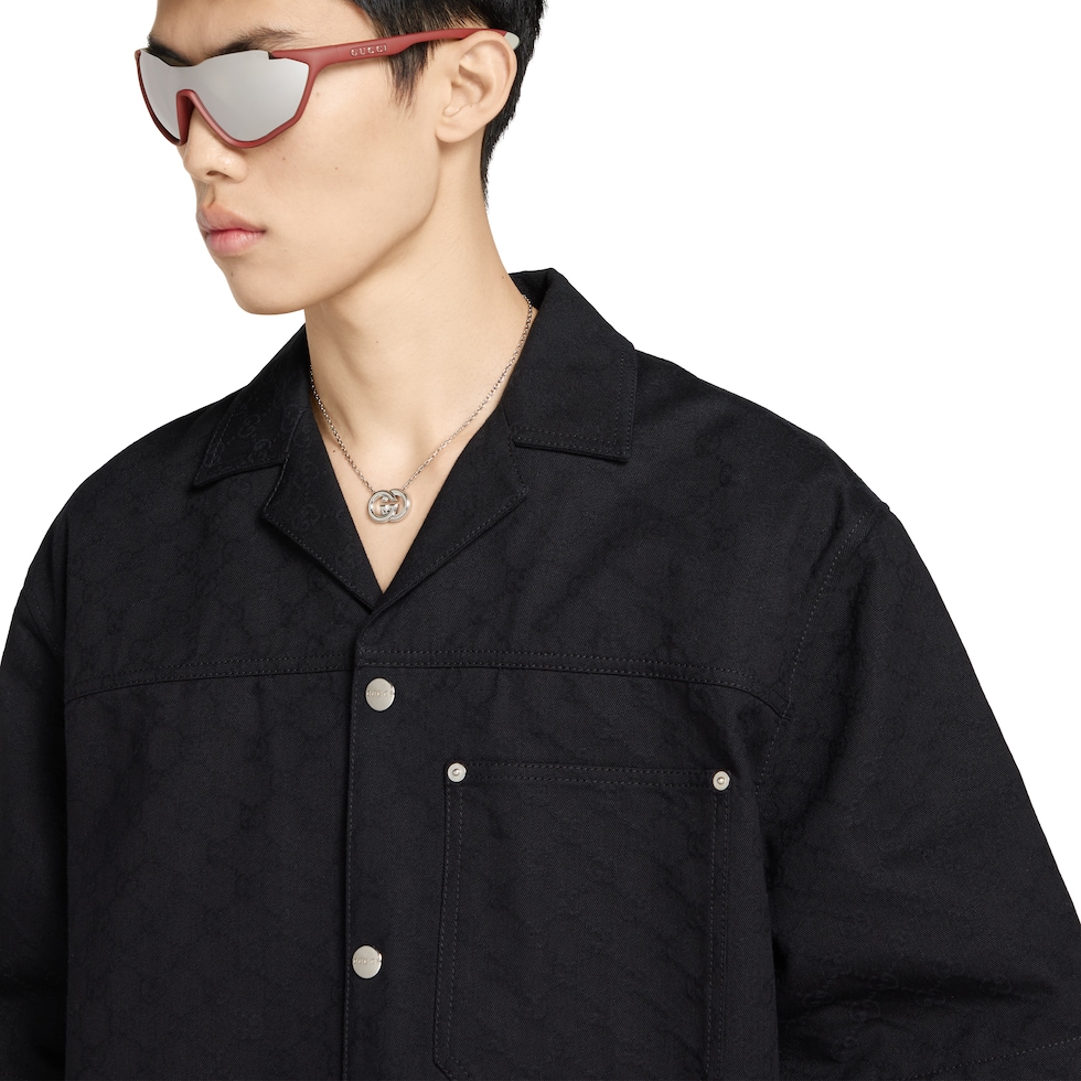 GUCCI デニムカチューシャブラック GUCCI - GUCCI デニムカチューシャ 6/15までの通販 by えむs