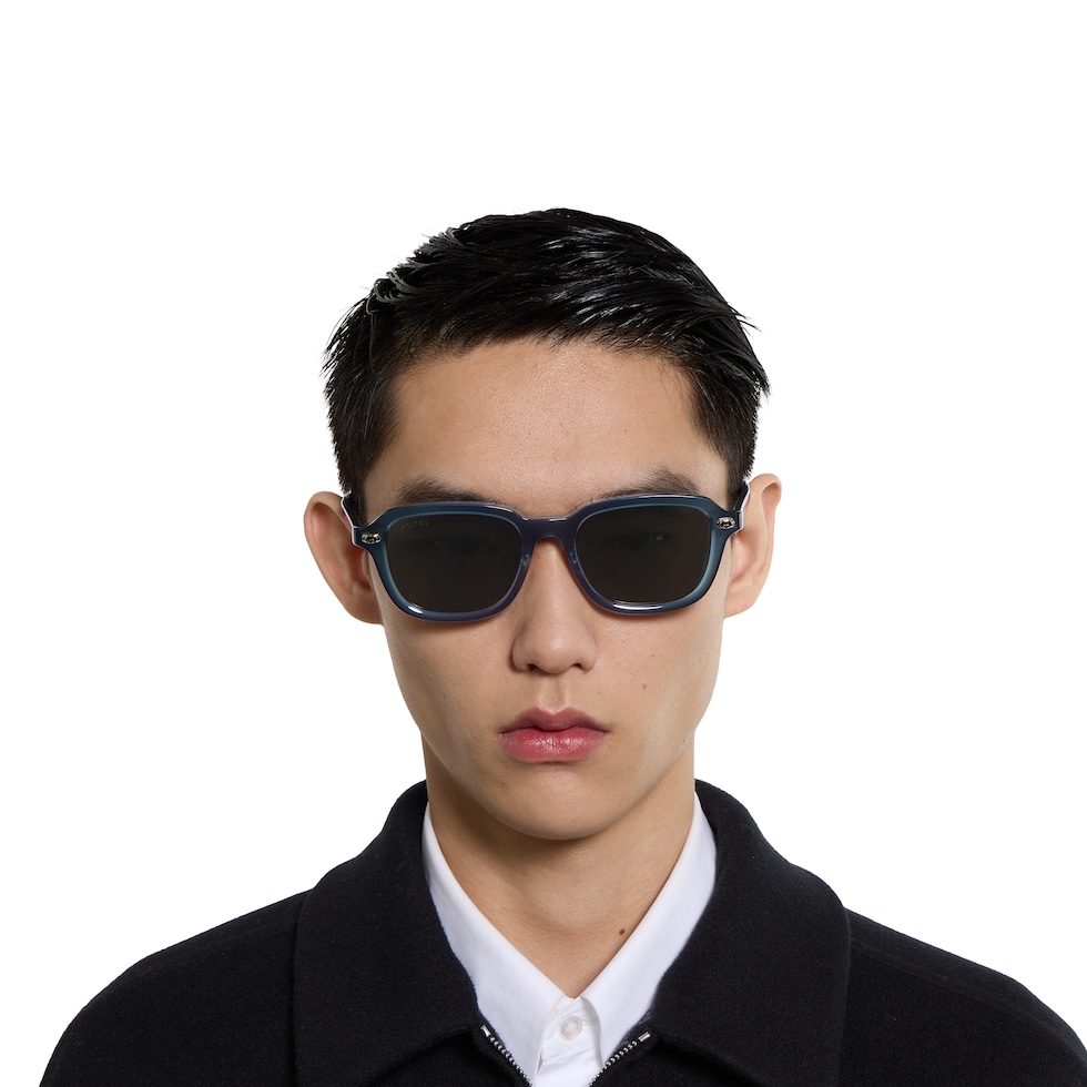 GUCCI オーバル サングラス 840026_J0740_4712_001_100_0000