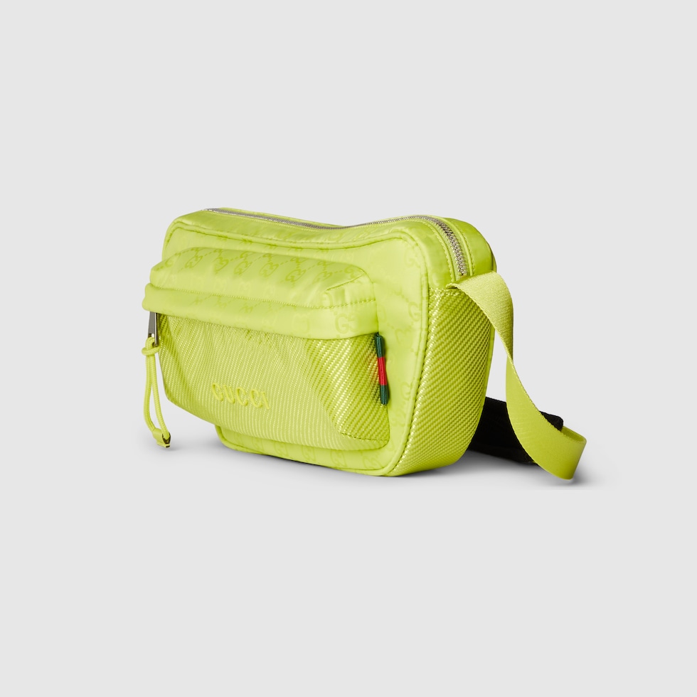fuckthatnardshop bag ブルー greeny Fendi Green Nylon Convertible Multipocket Belt Baguette Bag