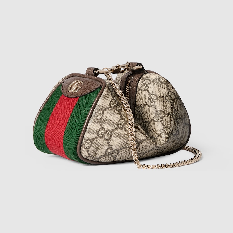 Ophidia mini bag in beige and brown GG fabric | GUCCI® US