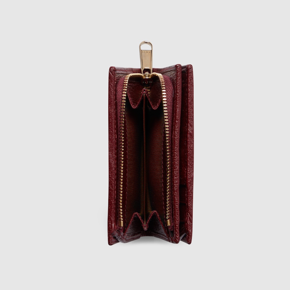 Ophidia small wallet in beige and brown GG Supreme | GUCCI® CA