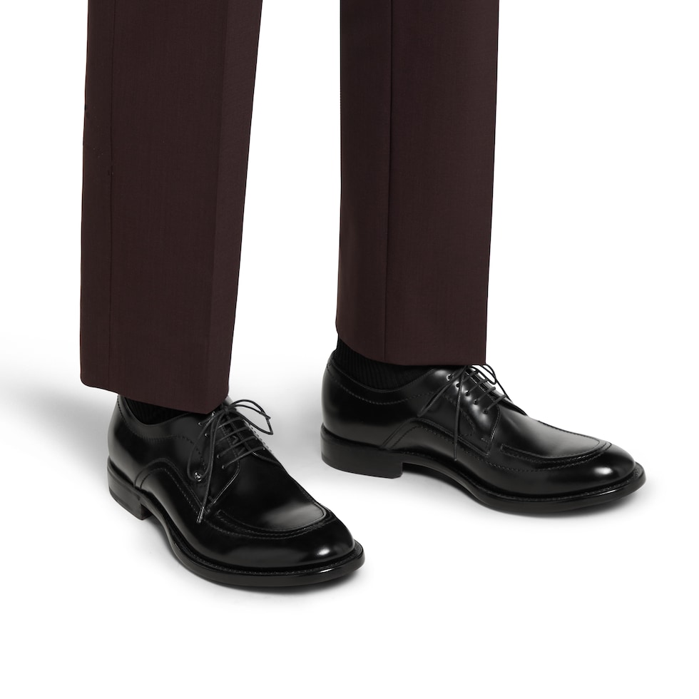 Kit De Voyage En Cuir Noir - Entretien Chaussures Et Vêtements (sans Marque)