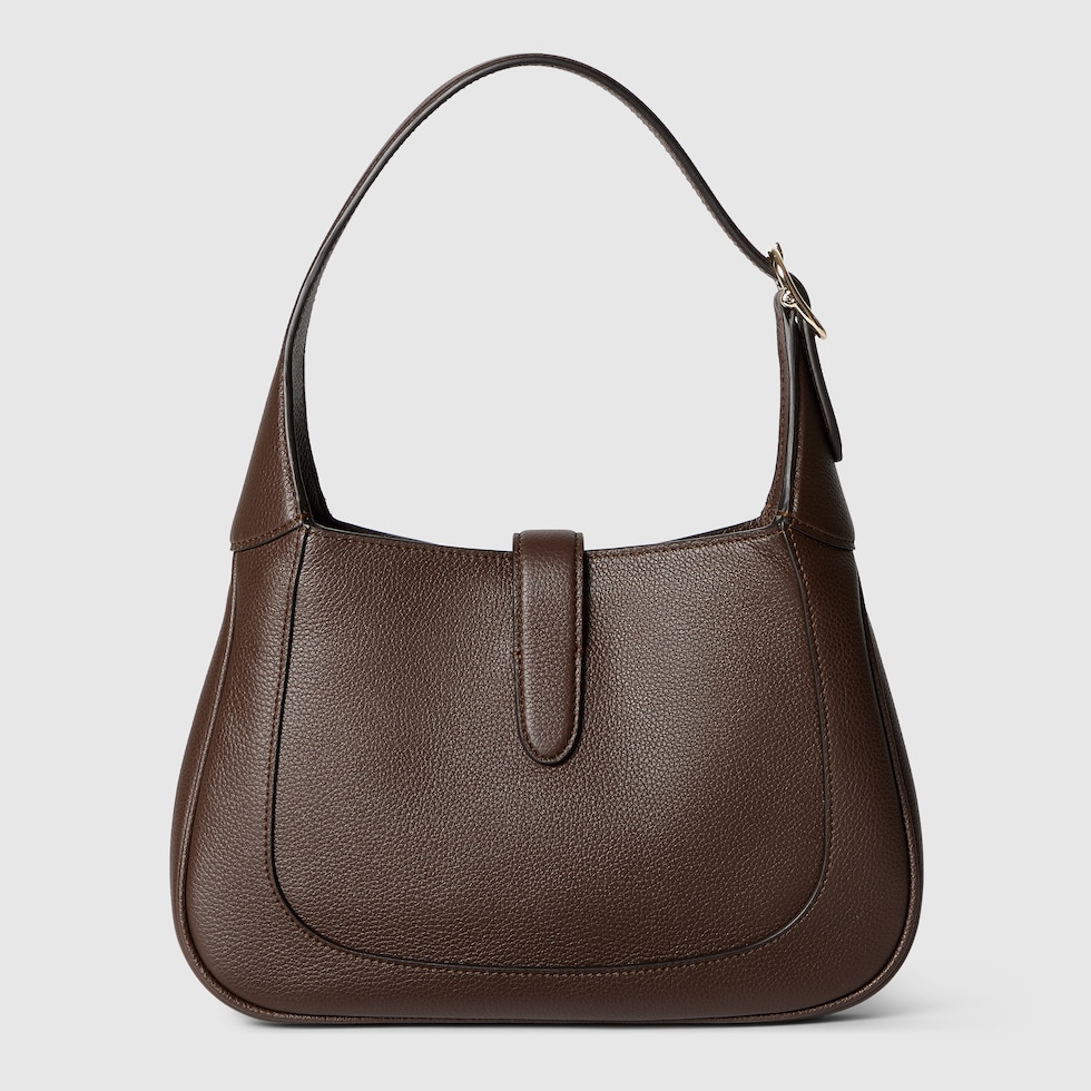 Gucci Jackie 1961 medium bag in dark brown leather | GUCCI® US