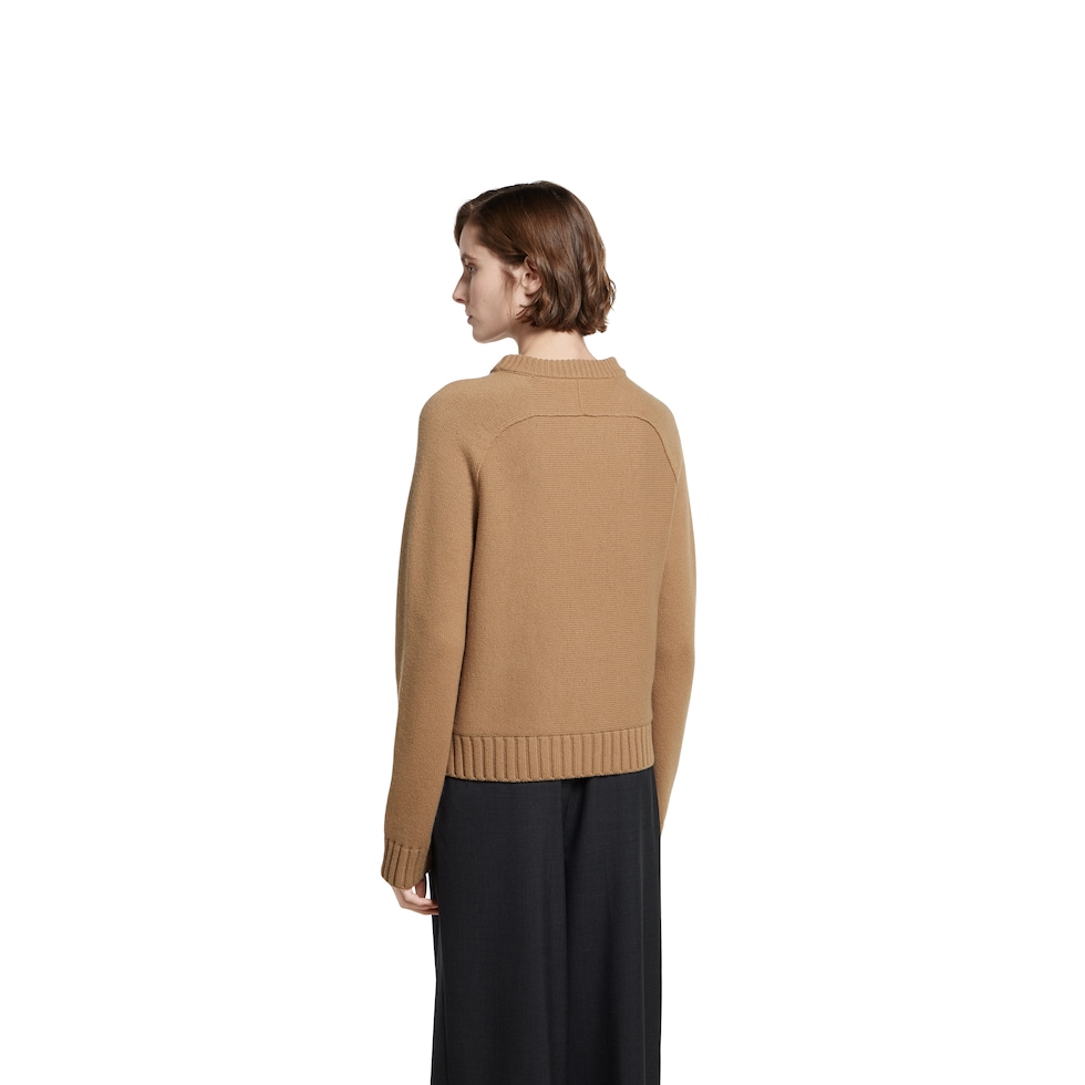 ホースビット ウールカシミア トップキャメル | GUCCI公式