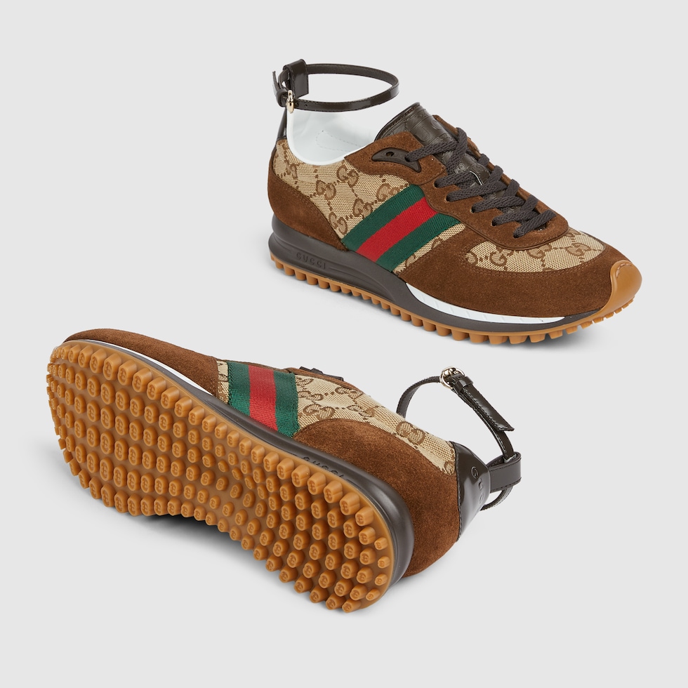 Gucci ブラウン ロゴ スニーカー 857963_AAF1Z_2751_001_100_0000