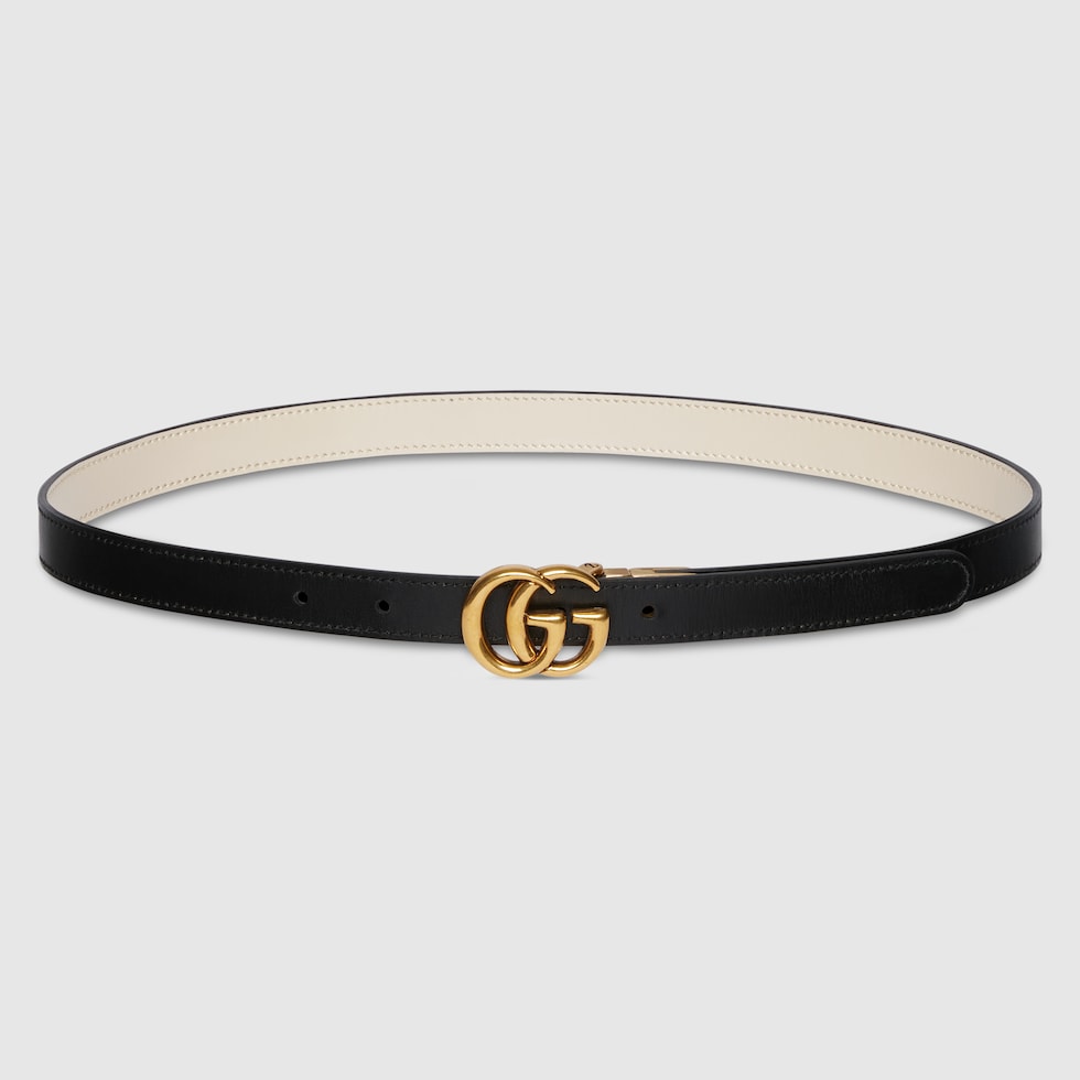 GUCCI グッチ ベルト GGマーモント リバーシブルベルト GGマーモント〕リバーシブル ベルトブラック レザー | GUCCI公式