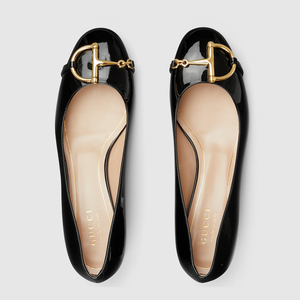 ハーフ ホースビット付き ウィメンズ フラットバレエシューズ