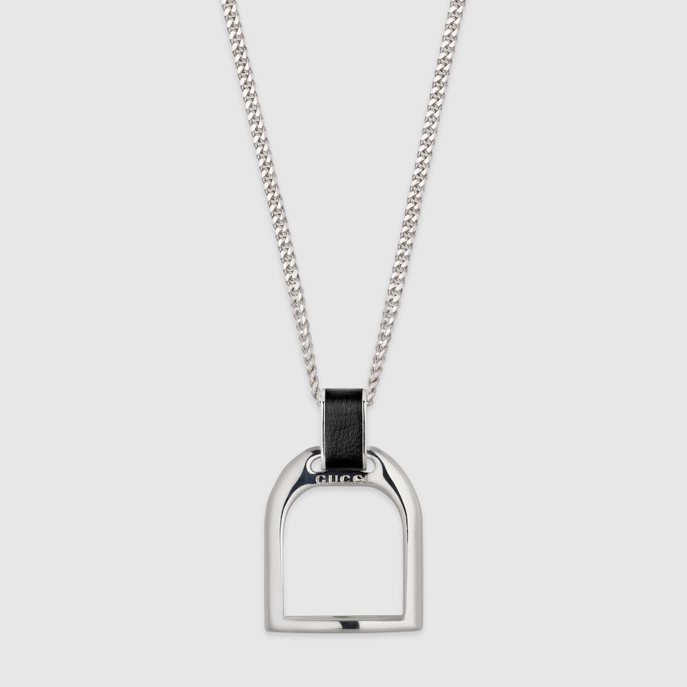Gucci Staffa pendant necklace in 925 sterling silver | GUCCI® US