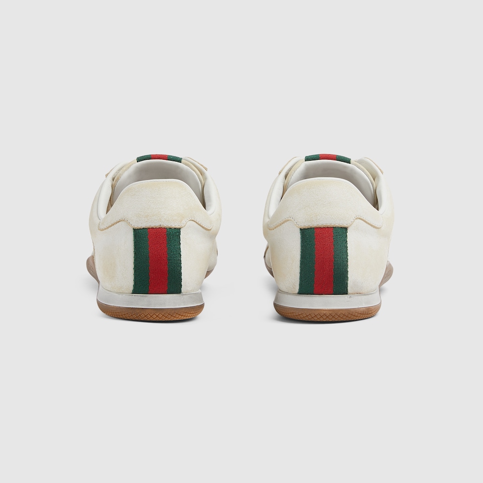 Women's Gucci Shift sneaker in white leather | GUCCI® US