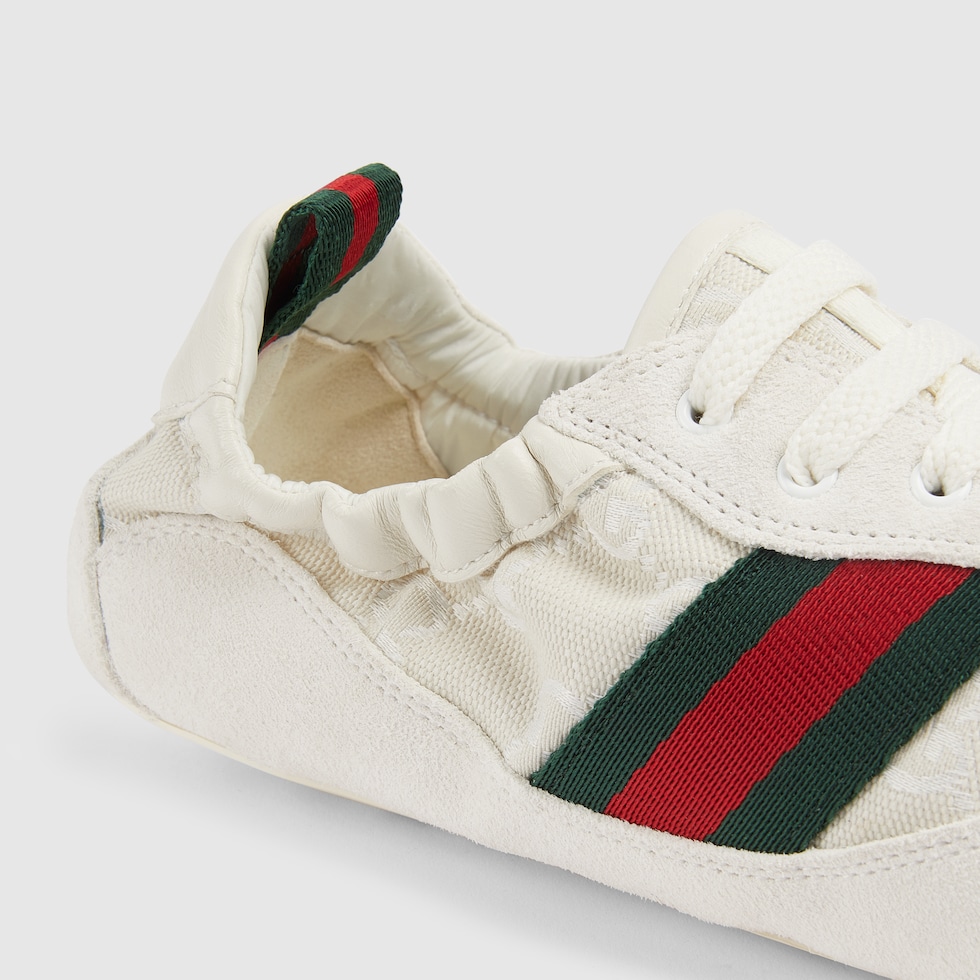 専用 GUCCI ホワイト スニーカー GGバックル付き グッチ シフト〕ウィメンズ スニーカー ・ホワイト GGキャンバス