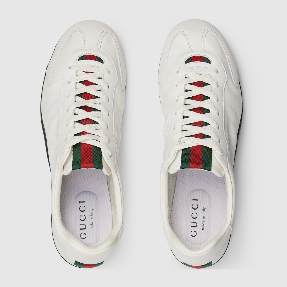 Men's Gucci Shift sneaker in white leather | GUCCI® US
