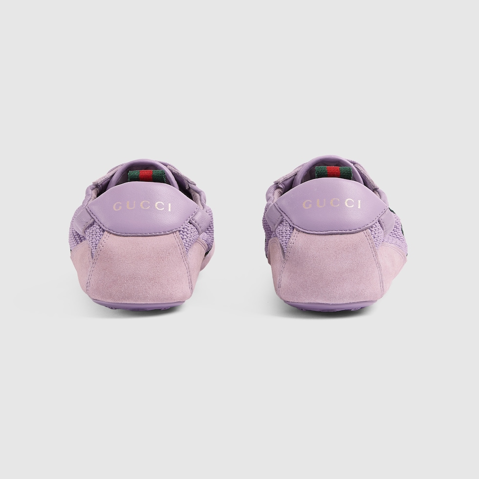 Women's Gucci Shift sneaker in lilac fabric | GUCCI® US