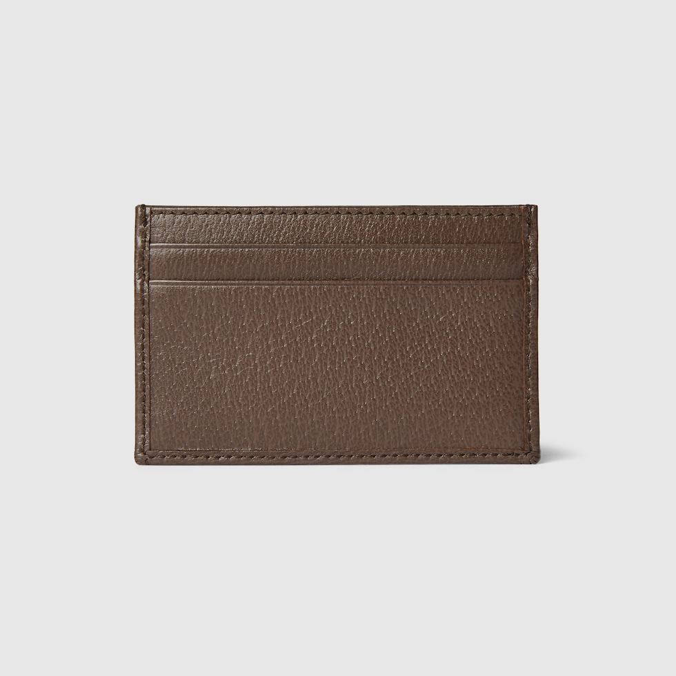 GG card case in green and yellow GG fabric | GUCCI® US