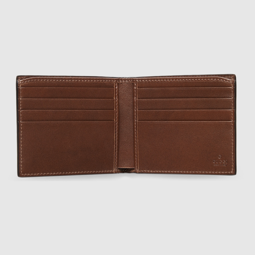 GUCCI　グッチ　ブラウンレザー　全面ロゴ入り　折り畳みタイプ　保存袋・付属品 GUCCIグッチブラウンレザー全面ロゴ入り折り畳みタイプ保存袋・付属品