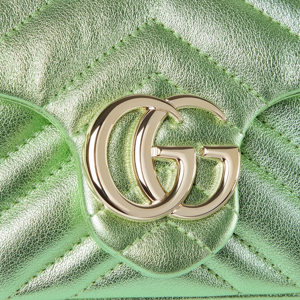 【さかな　2児ママです】GUCCI グッチ　GGマーモント GGマーモント〕ミニ ショルダーバッグ ・ライトピンクレザー | GUCCI公式