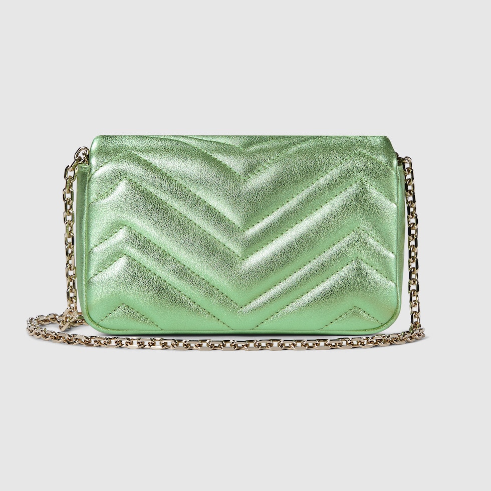 【限定、新品】GUCCI ミントグリーン マーモント　ショルダー　バッグ　グッチ 限定、新品】GUCCI ミントグリーン マーモント ショルダー バッグ グッチ