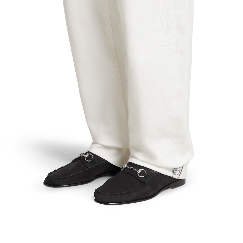 Men's Gigi loafer in black suede | GUCCI® US