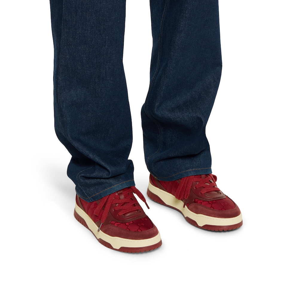 グッチ リウェブ〕メンズ スニーカー ・グッチ ロッソ