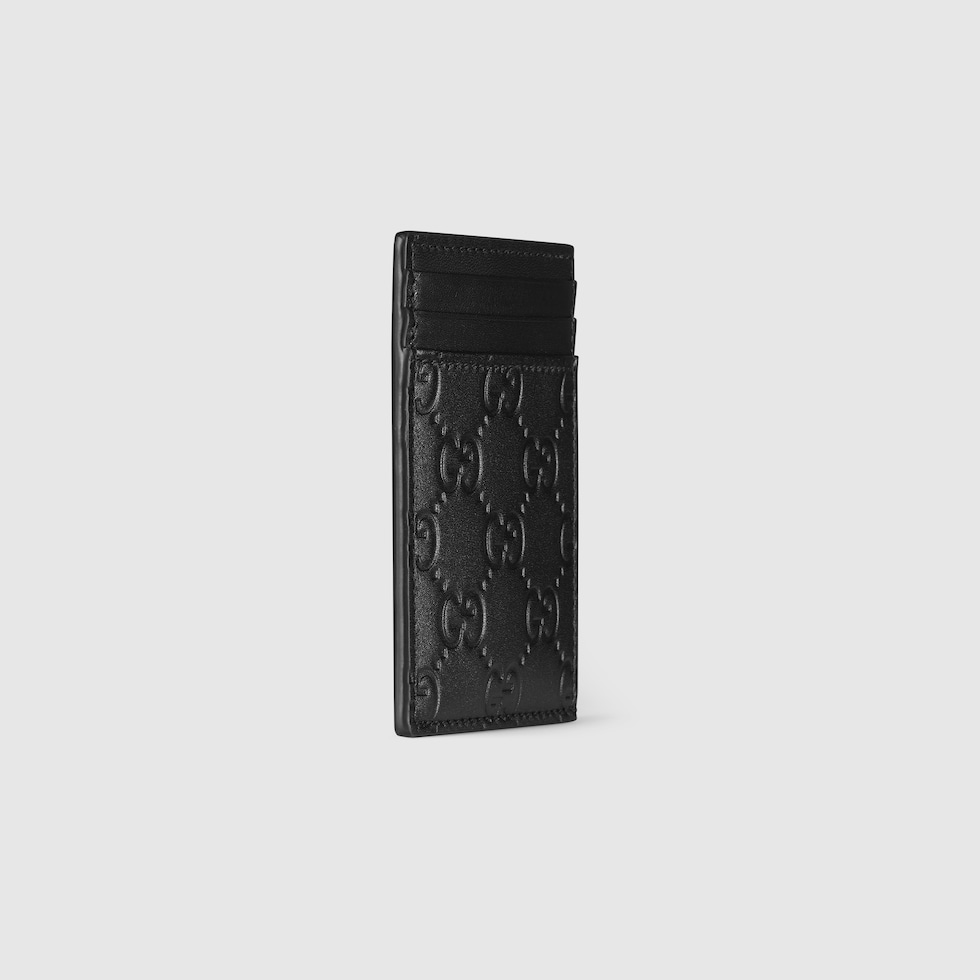 구찌 GG 엠블럼 머니 클립 블랙 855502AAFDV1000