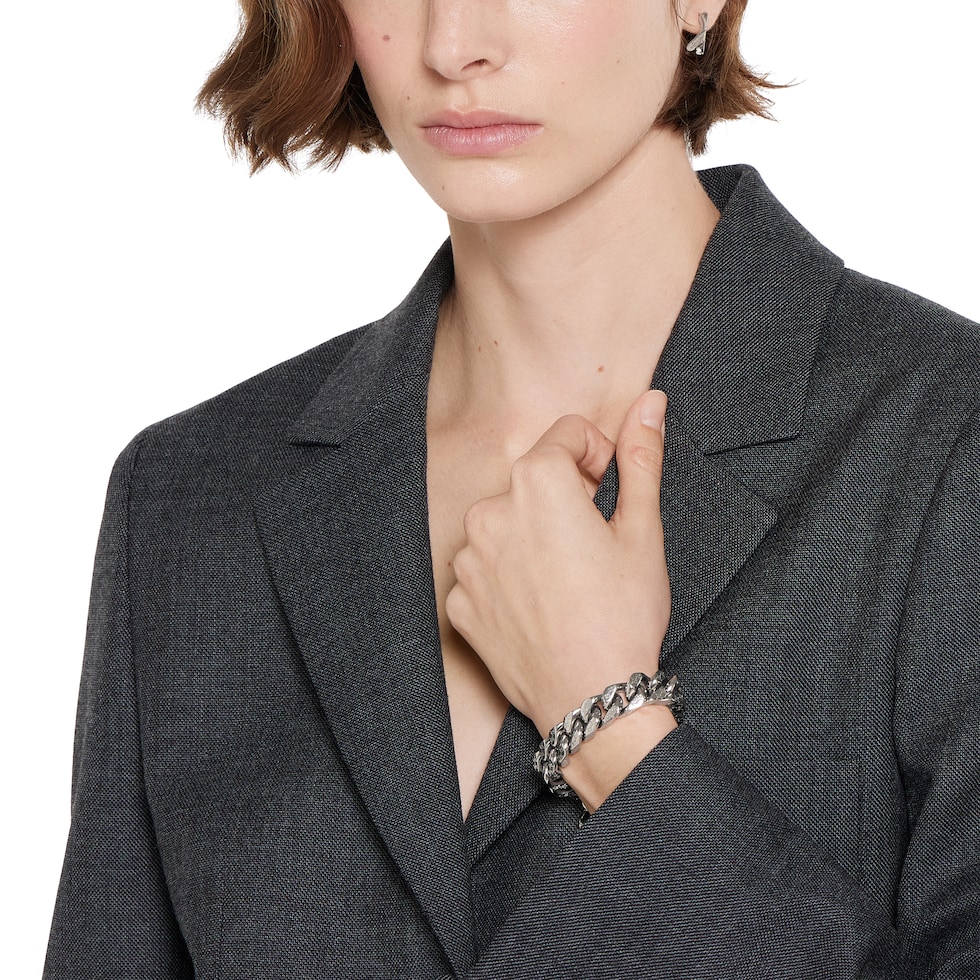 GUCCI 新品同様品　エナメルエングレービングチェーンブレスレット　刻印18 楽天市場】GUCCI グッチ ブレスレットエナメルインター