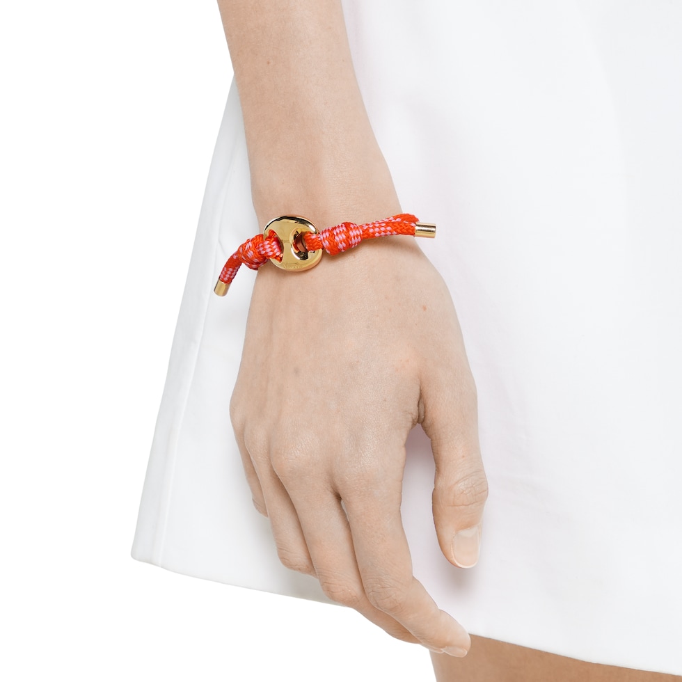 Gucci Marina Chain fabric bracelet in orange and multicolor