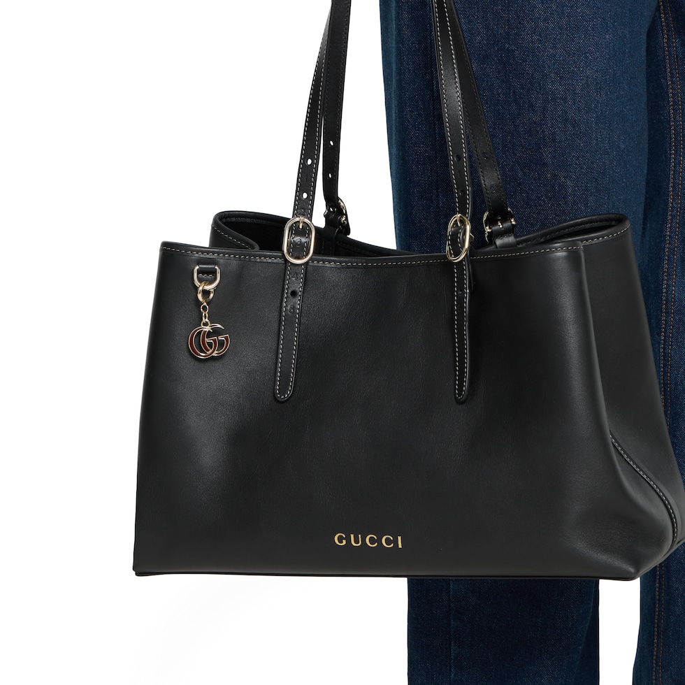 ダブルG バッグ チャーム ・グッチ ロッソ アンコーラ（深い赤