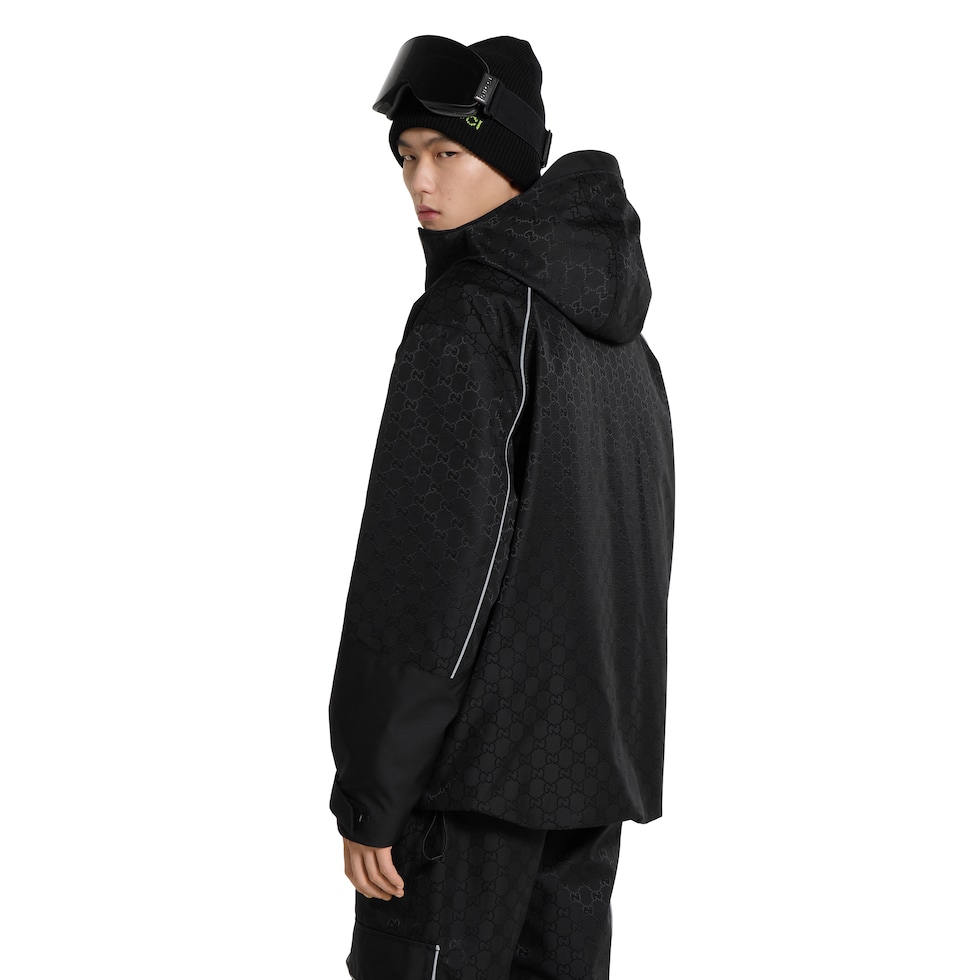 GUCCI GGジャカードモノグラムトラックジャケット・パンツ　セットアップ　黒 GGジャカード テクニカルファブリック ジャケット ・ブラック | GUCCI公式