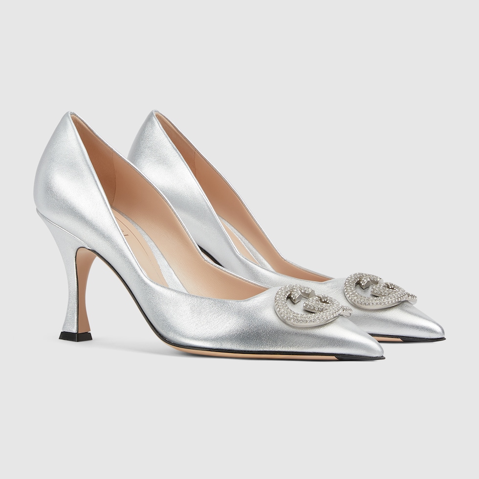 Sneakers super-star in pelle metallizzata 20mm - Golden Goose - Donna