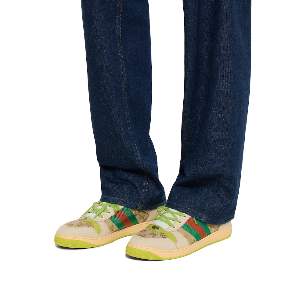 Men's Screener sneaker in multicolor Original GG canvas