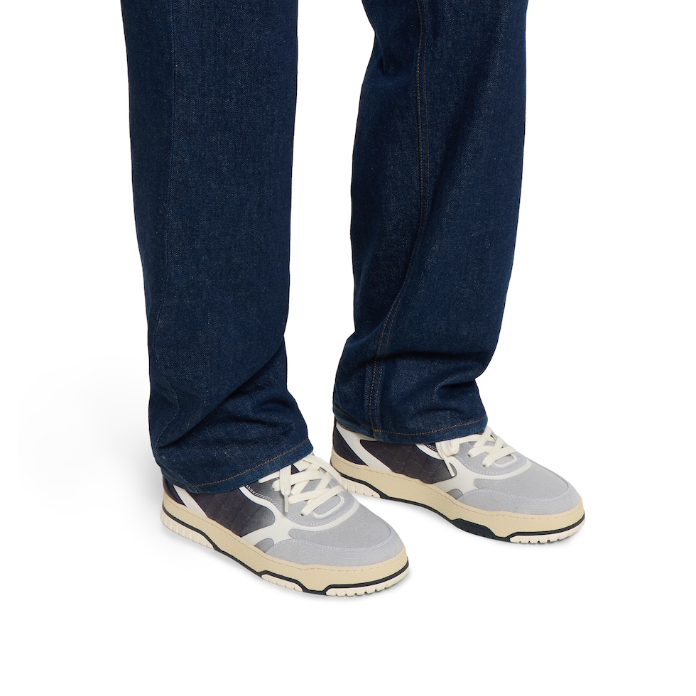 Men's Gucci Re-Web sneaker in gradient dark blue GG denim